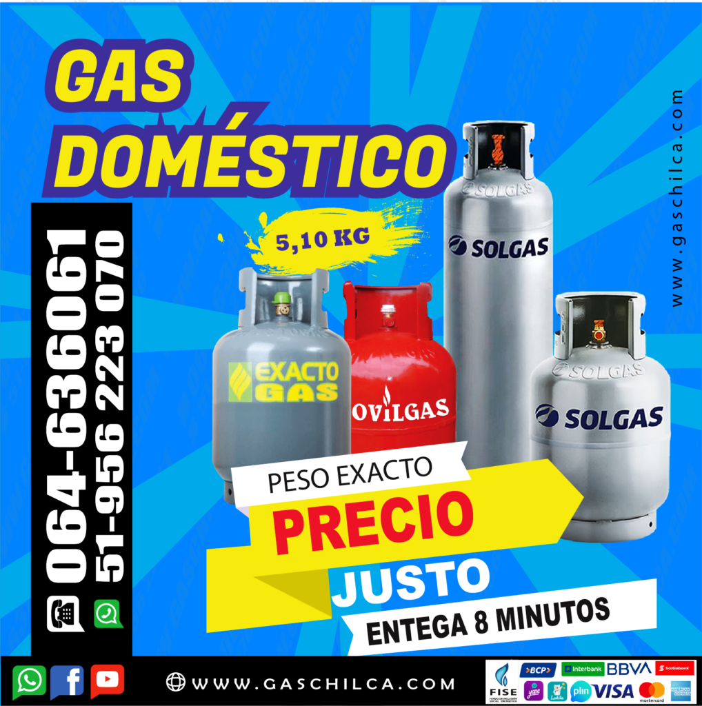 GAS DOMESTICO CHILCA SOLGAS DOMESTICO EXACTO GAS DOMESTICO MOVIL GAS DOMESTICO