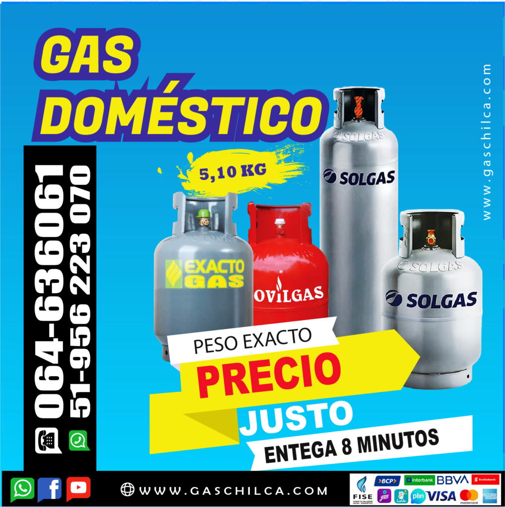 GAS DOMESTICO CHILCA SOLGAS DOMESTICO EXACTO GAS DOMESTICO MOVIL GAS DOMESTICO