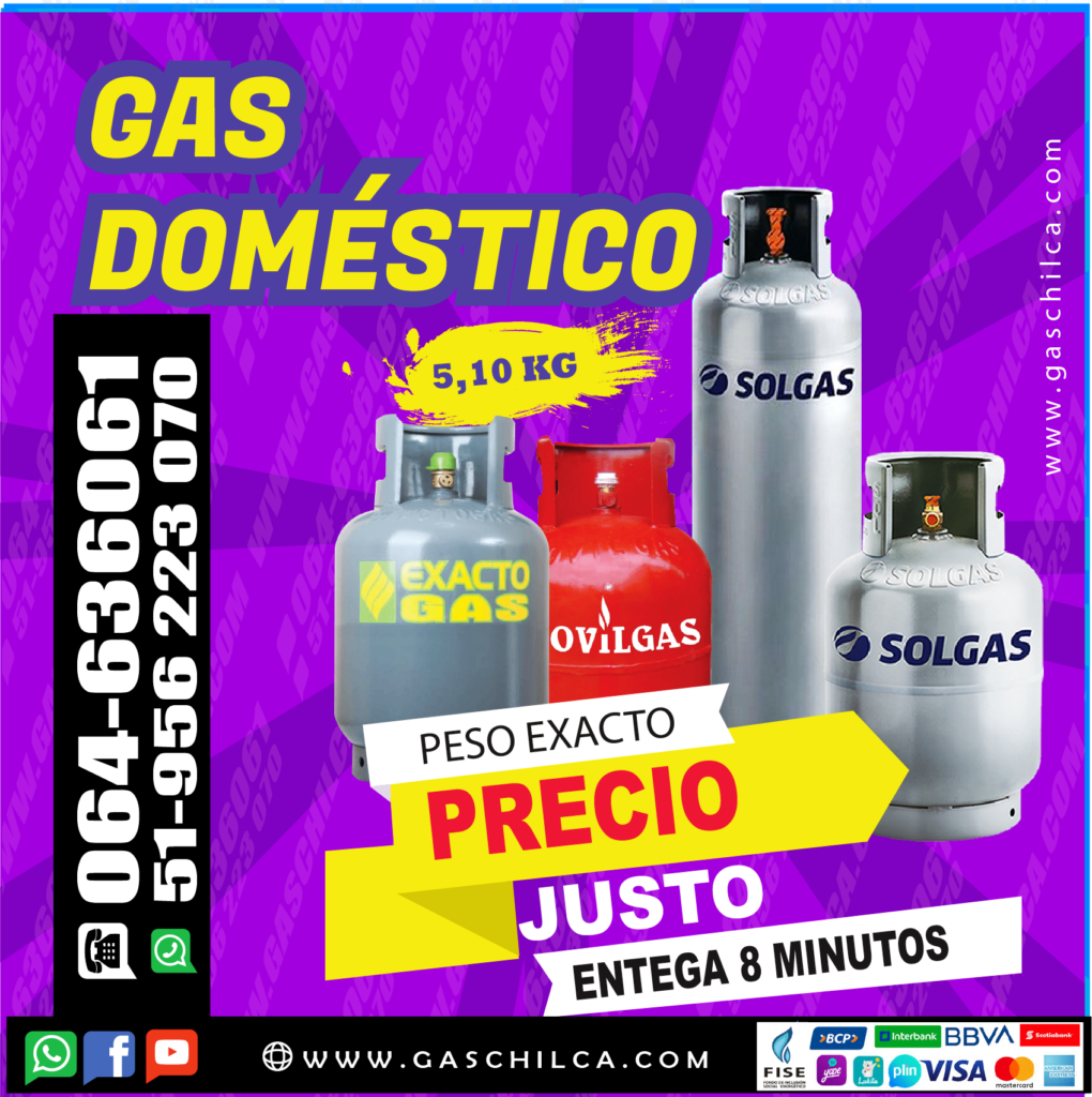 GAS A DOMICILIO CHILCA SOLGAS A DOMICILIO EXACTO GAS A DOMICILIO MOVIL GAS A DOMICILIO